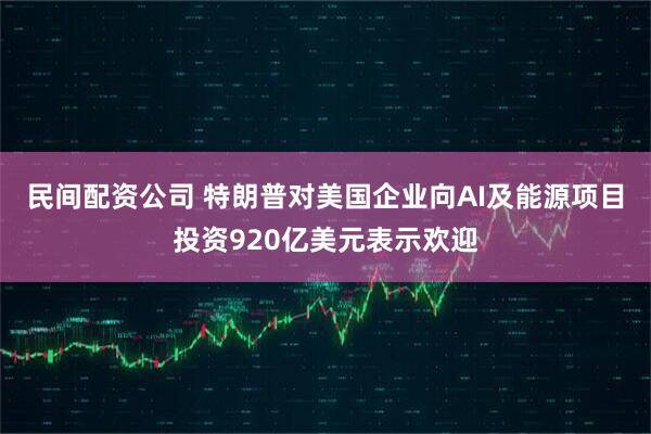 民间配资公司 特朗普对美国企业向AI及能源项目投资920亿美元表示欢迎